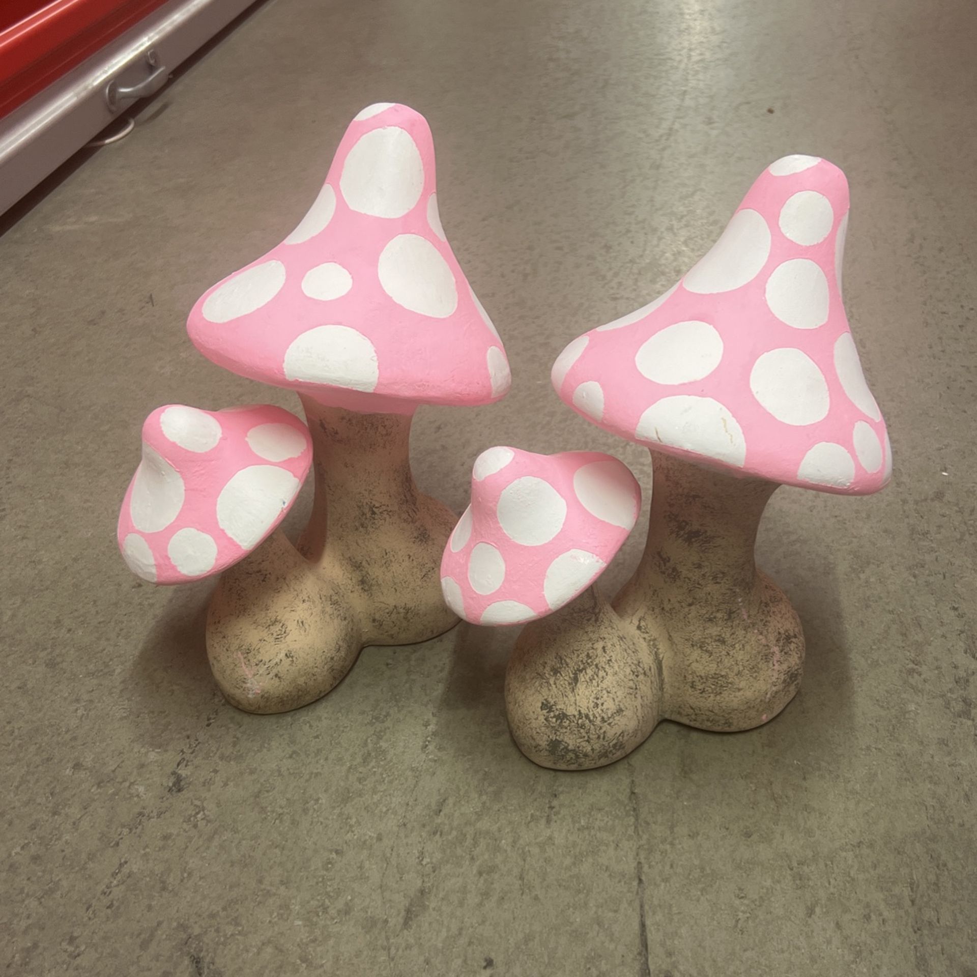Pink Mushroom Decor