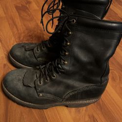 Golden Retriever Work Leather Boots Size 9.5