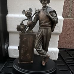Storytellers Bronze Disneyland - Walt Disney Mickey Mouse Replica Rare