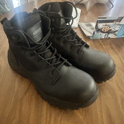 HYDRT STEEL TOE WORK BOOTS 10.5