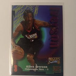 1997-98 SkyBox Z-Force #150 Allen Iverson – 2nd Year
