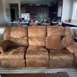 Recliner Couch, Love Seat And Recliner