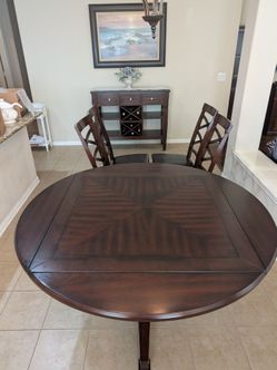 Dining Table with 4  chairs and Buffet - like new condition $1,000 or best offer
