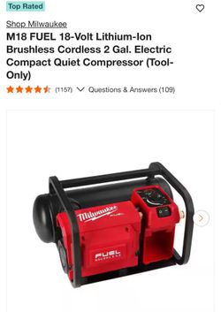 Milwaukee Air Compressor