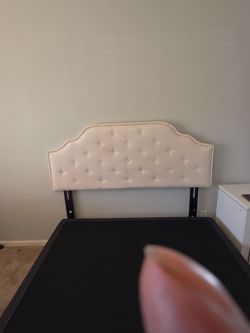 Off white head board