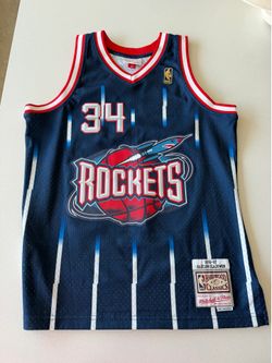Hakeem Olajuwon #34 Houston Rockets Throwback Jersey – Size Medium (40)