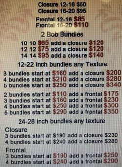 10A Virgin 100% Human Hair/Deep & Loose Wave!