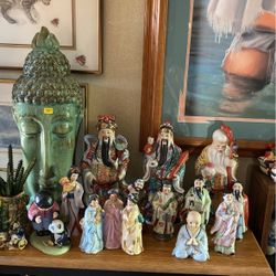 Asian figurines. Various prices. See all pictures. Inquire if interested.