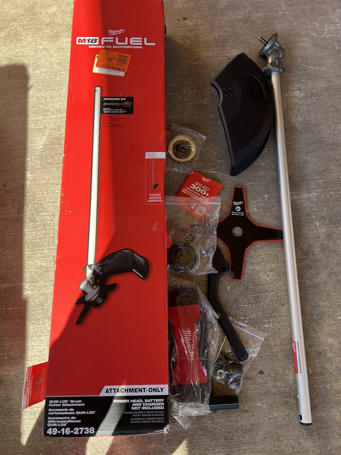 Milwaukee M18 FUEL QUIK-LOK Brush Cutter Attachment