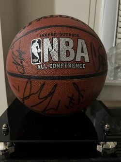 Jason Kidd and NJ Nets Signed Basketball 