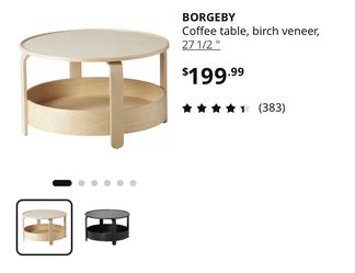 Ikea Borgeby Coffee Table