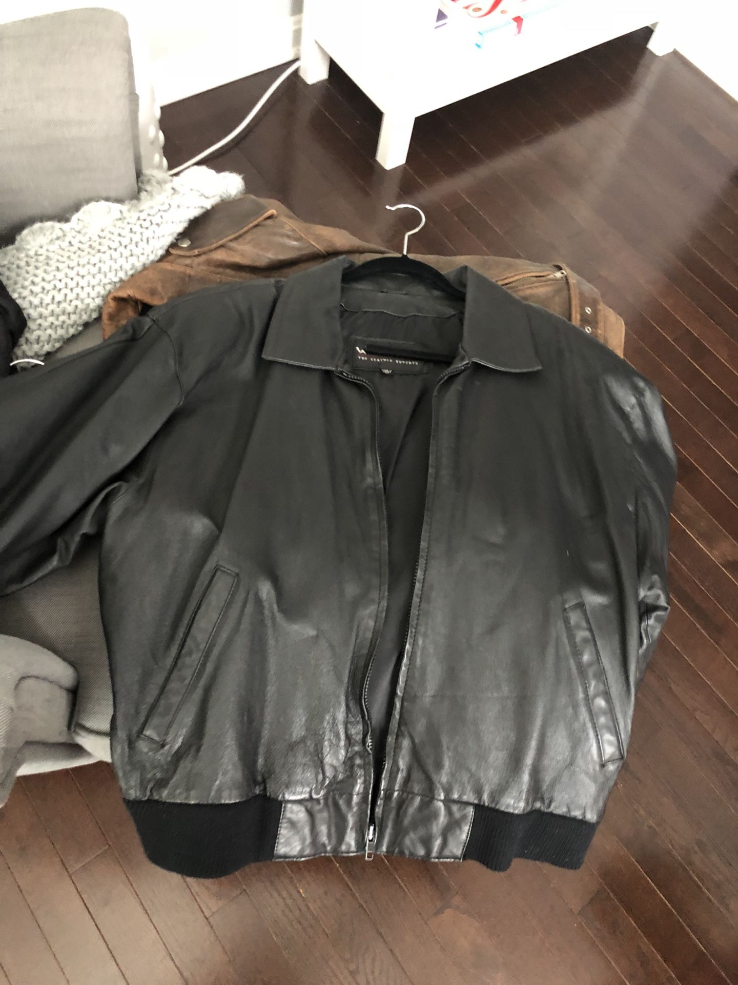 Wilson leather bomber jacket