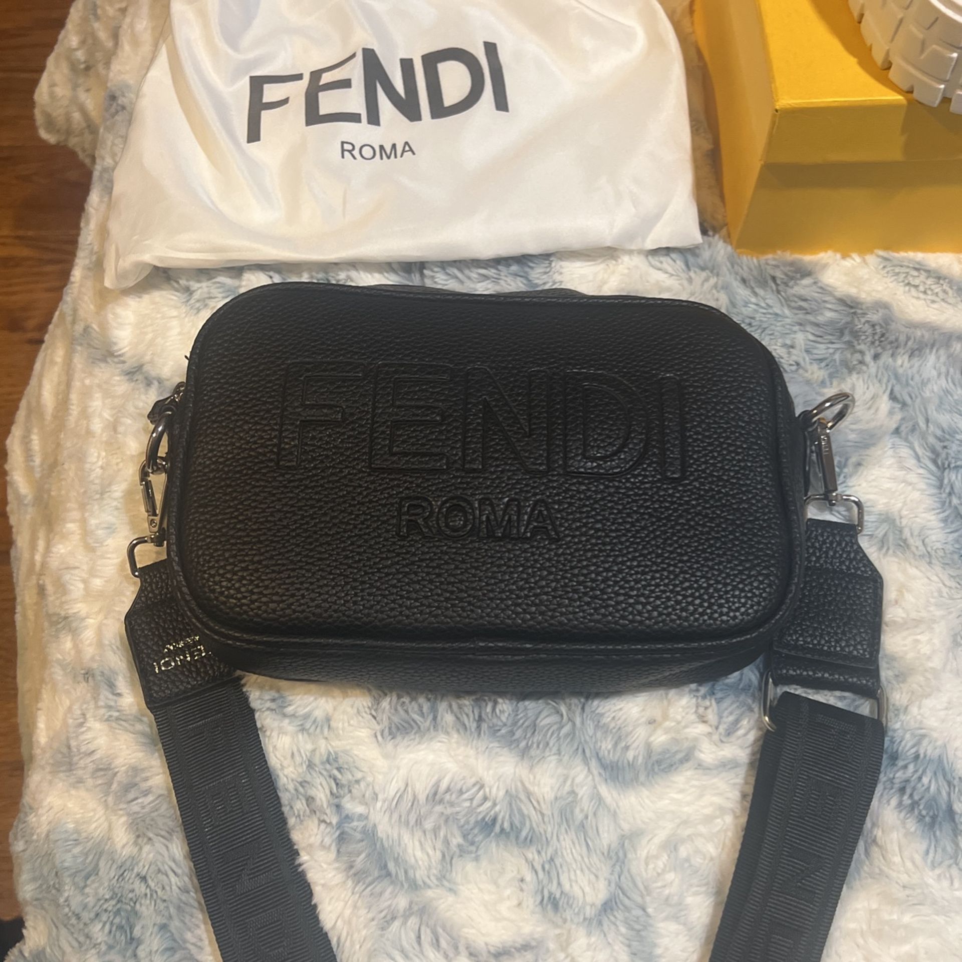 Fendi Roma Leather Belt Bag