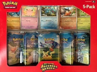 Pokemon Ascended Heroes 5-pack tin