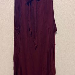 Massimo Wine Colored Tank 