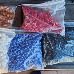 Lots Of Beads Plastic And Wood