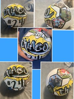 Custom Hand-Painted Personalized Soccer Ball