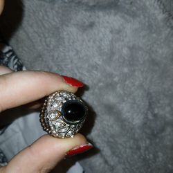 Assorted Stone And Simulated Diamond Sterling Silver Jewelry 