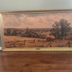 Canvas Photo Framed, I Inherited , Harvest Time By Alfred Gendering 
