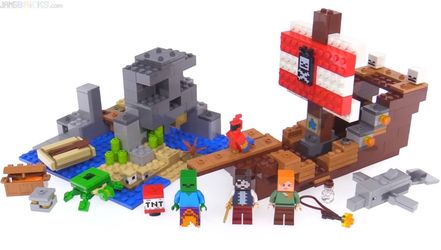 LEGO Minecraft Pirate Ship Adventure Set