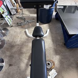 Adjustable Weight Bench w/ EZ Curl bar