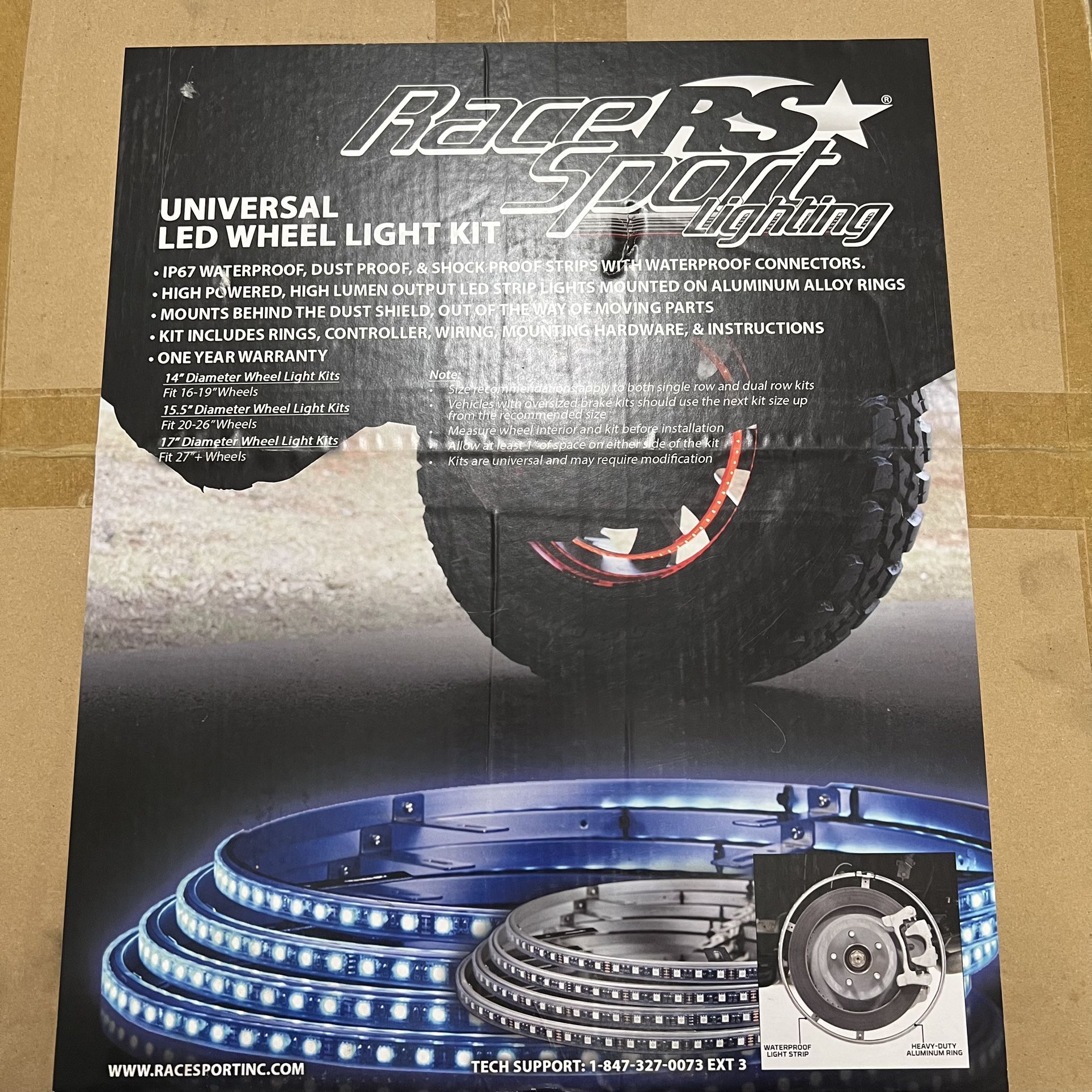 Race Sport Lighting Universal LED Wheel Light Kit