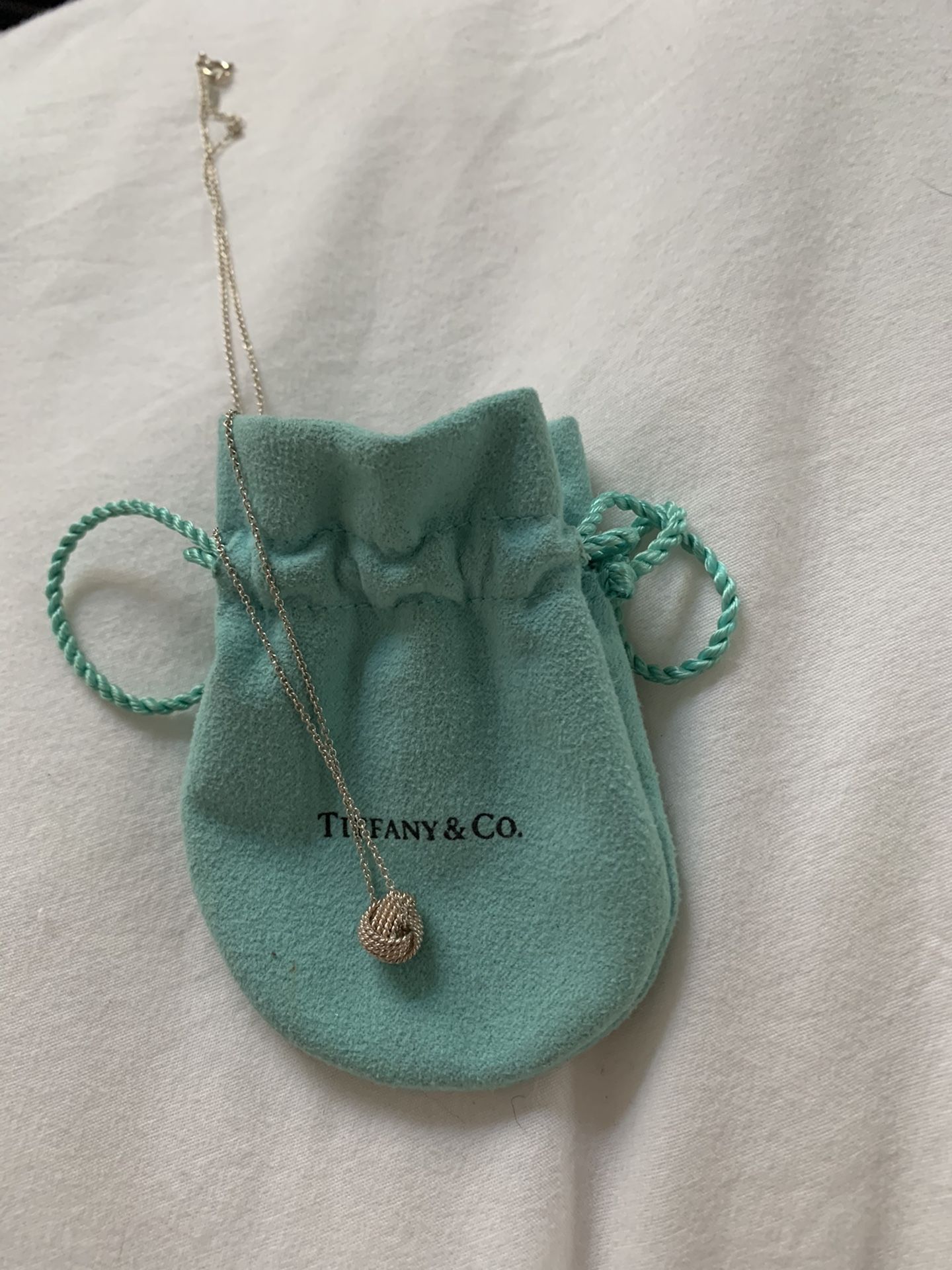 Worn Twice Tiffany’s Knot Pendant