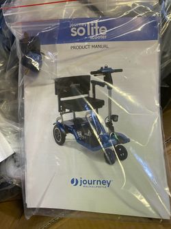 NEW Journey So Lite S1 Folding Mobility Scooter - Never Used - Local Pickup