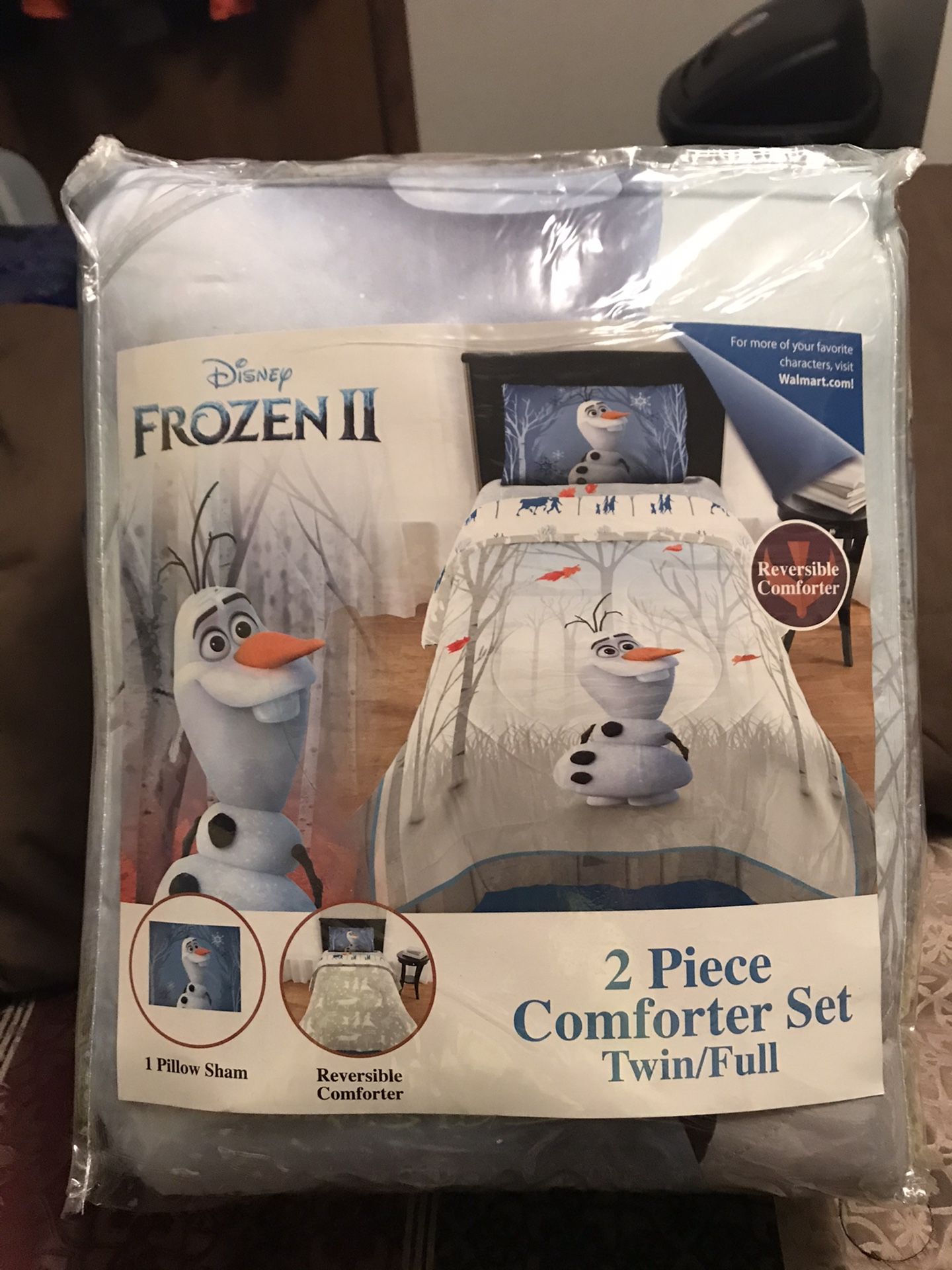 Disneys Frozen ll 2 Piece Comforter Set Twin/Full (Olaf)