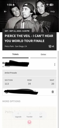 PTV ticket San Diego