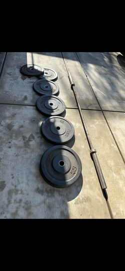 Bumper Plates Olympic Bar