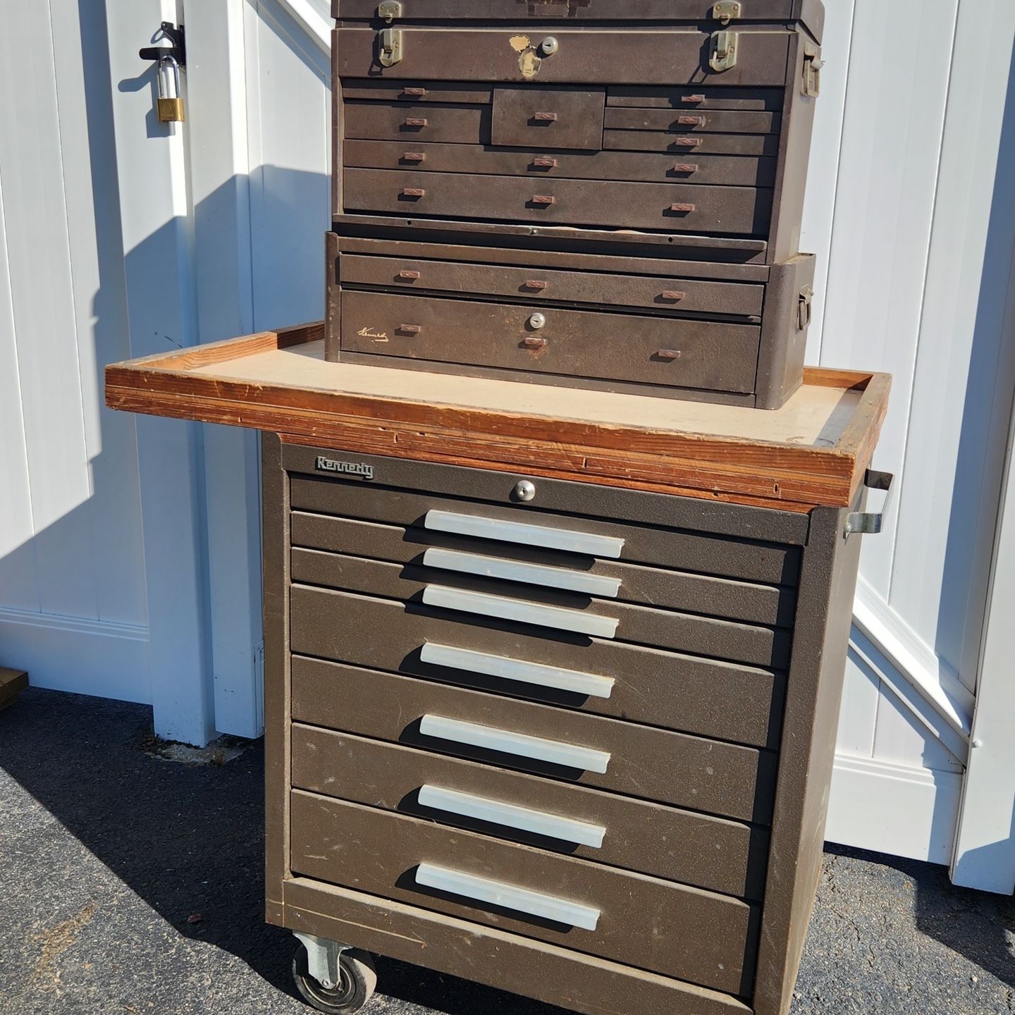 Kennedy 3 Piece Machinist Toolbox Box Chest From The 1980’s