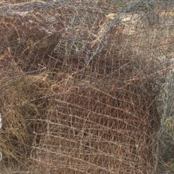Stack Of Used Wire Fencing