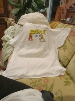 CAPCOM Vintage STREET FIGHTER II Promo Short Sleeve T-Shirt XL