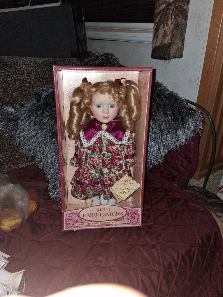 Handpainted Porcelian Doll