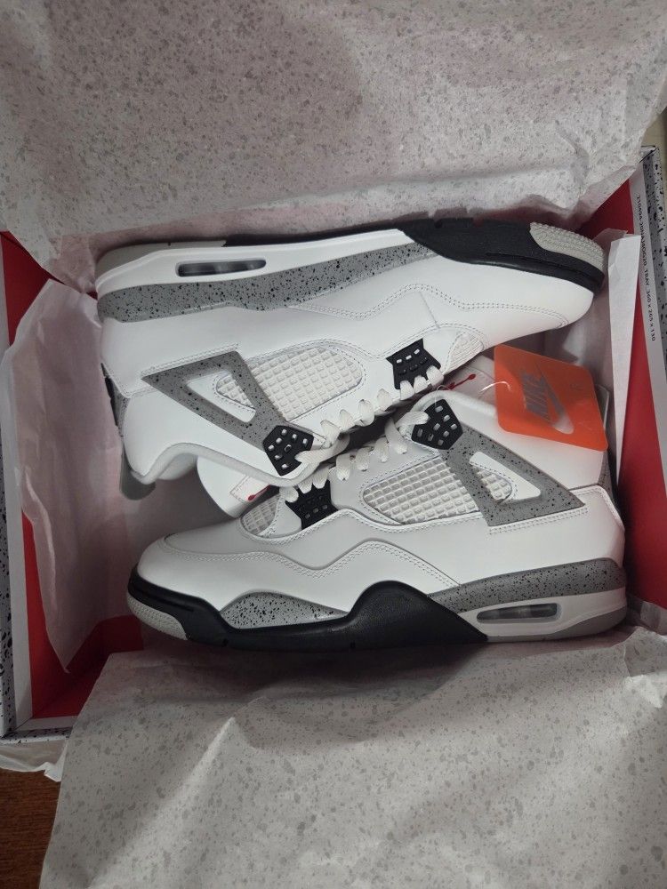 Jordan Retro 4 White Cement 11.5