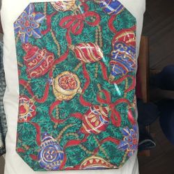 Set of Five Holiday Christmas Placemats 