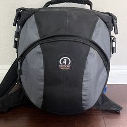 Tarmac Black & Gray Camera Bag Backpack