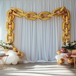 Gold Chain Balloons 