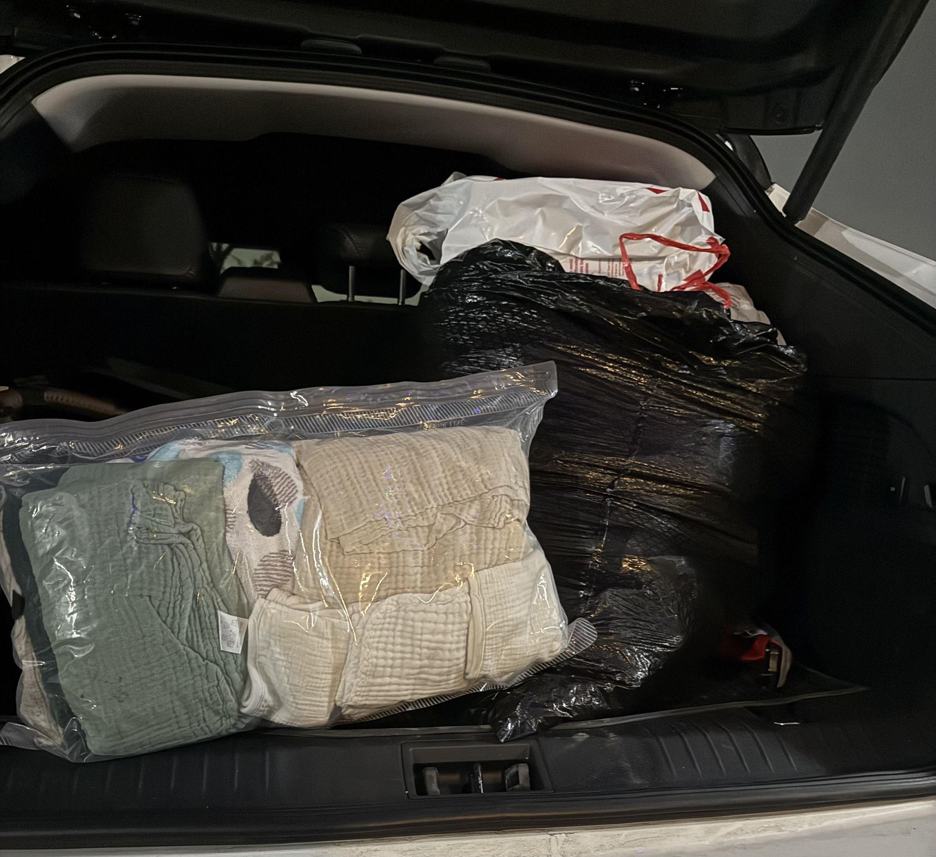 Bag Of Baby Clothes, Carrier, Toys (MUST BE SOLD 12/29)