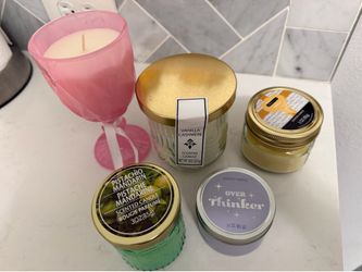 Assorted candles