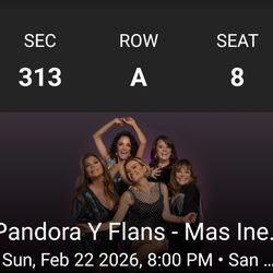 Boletos  Para Flans Y Pandora
