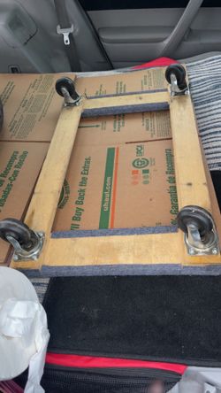 Dolly / Forniture Dolly /Hardwood frame Carpeted