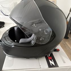 Large Motorcycle Helmet Carbon Fiber