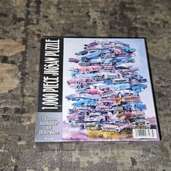 "Fifties Junkpile" 1000pc Jigsaw Puzzle by Dale Klee 19"×26" Brand New & Sealed!