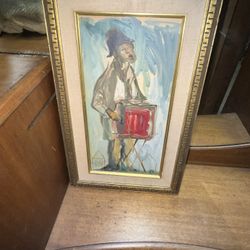 Old Painting Signed Gebr 