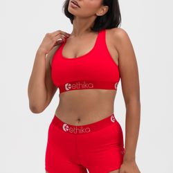 New Ethika SUBZERO PERFORMANCE Sports Bra Neon Red XL 