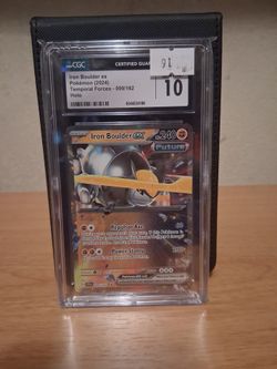 Iron Boulder ex CGC 10 Gem Mint Holo Pokemon Card