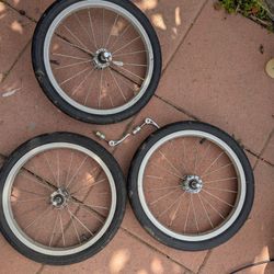 B.OB. Jogging Stroller 16 Inch Wheels Used