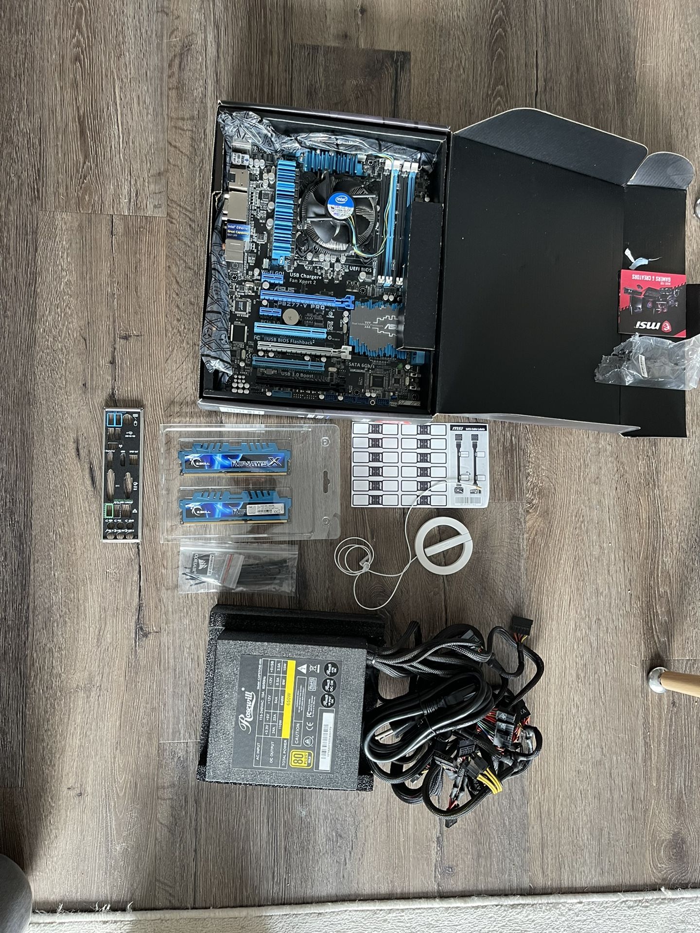 Gaming Computer Parts | i5 Processor + Motherboard + Power Supply + RAM